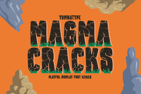 Magma Cracks Font yumnatype 