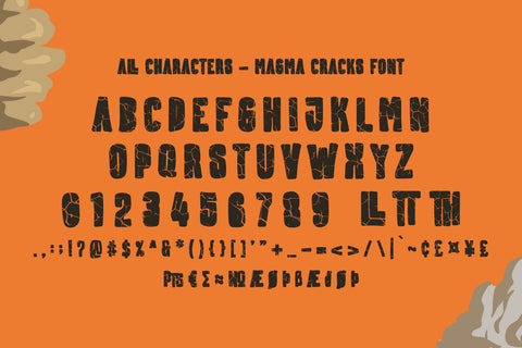 Magma Cracks Font yumnatype 