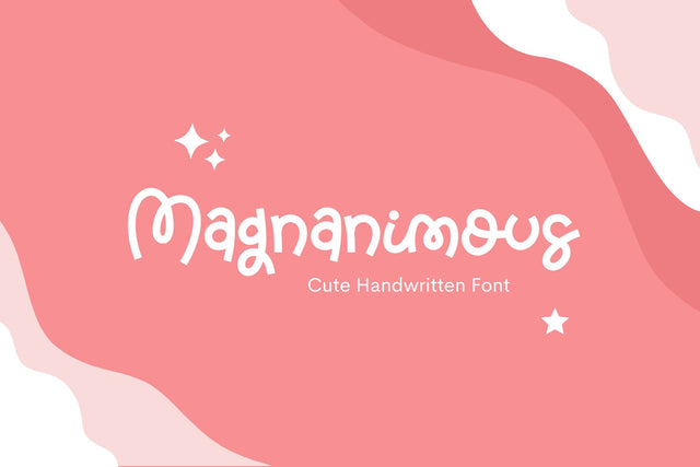 Magnanimous Font Cotton White Studio 