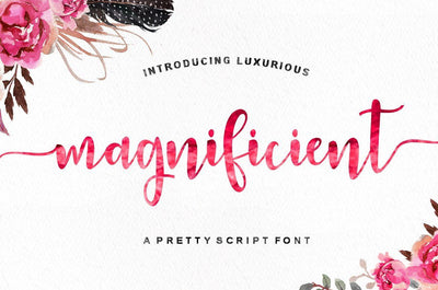 Magnificient Script Mock Up Photo Youngtype 
