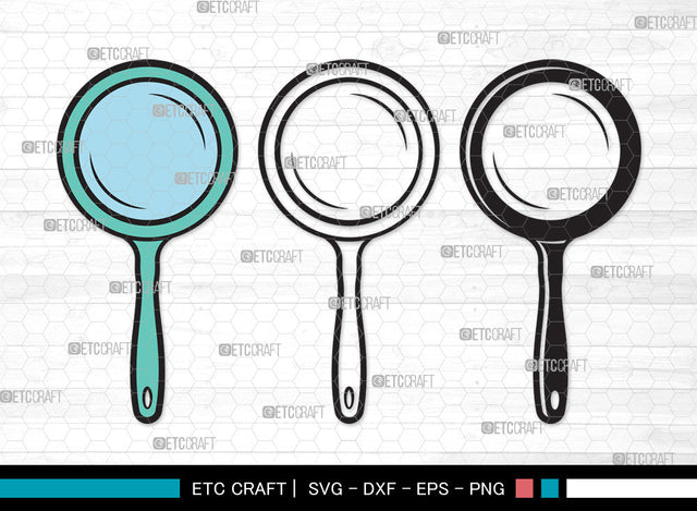 Magnifying Glass Clipart SVG, Magnifying Glass Svg, Magnifier Svg, Detective Glass Svg, Spy Glass Svg, Magnifying Glass Clipart SVG ETC Craft 