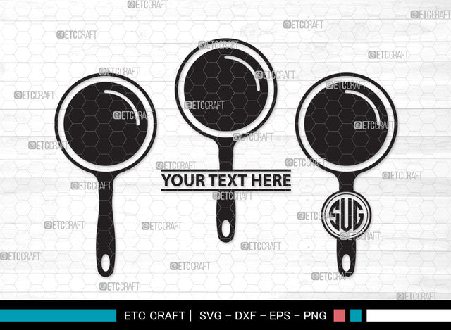 Magnifying Glass Monogram SVG, Magnifying Glass Svg, Magnifier Svg, Detective Glass Svg, Spy Glass Svg, Magnifying Glass Monogram SVG ETC Craft 