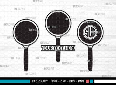 Magnifying Glass Monogram SVG, Magnifying Glass Svg, Magnifier Svg, Detective Glass Svg, Spy Glass Svg, Magnifying Glass Monogram SVG ETC Craft 
