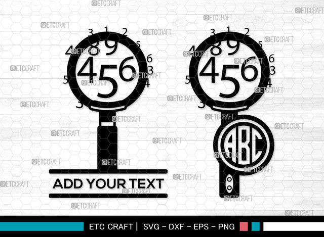 Magnifying Glass Monogram SVG, Split Monogram SVG, Detective Glass Svg, Investigation Glass Svg, Magnifier Svg, Spy Glass Svg, Magnifying Glass SVG ETC Craft 