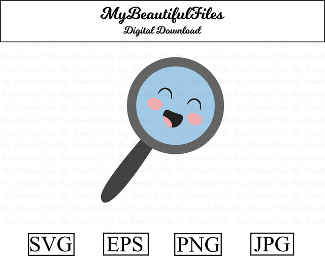 magnifying glass - school SVG MyBeautifulFiles 