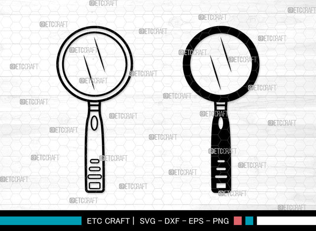 Magnifying Glass SVG, Detective Glass Svg, Investigation Glass Svg, Magnifier Svg, Spy Glass Svg, Magnifying Glass SVG ETC Craft 