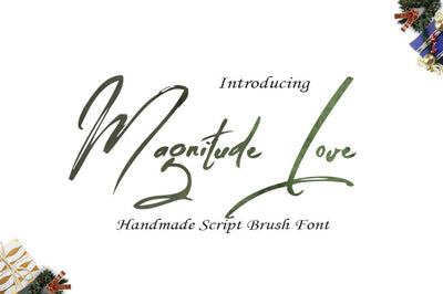 Magnitude Love Font PolemStudio 