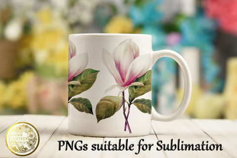 Magnolia 2 - Illustrations|Single line designs|Digi|Card Kit Sketch DESIGN DrawnTogether with love 