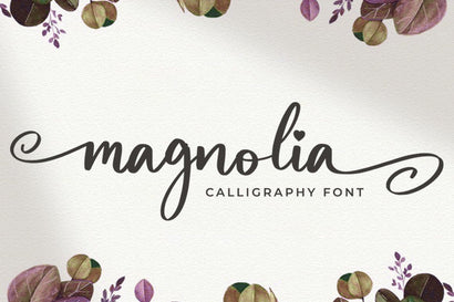 Magnolia - Fancy Script Font Font Vultype Co 