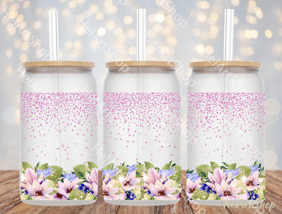 Magnolia Glass Png | 16oz Libbey Glass Sublimation _HelArtShop_ 