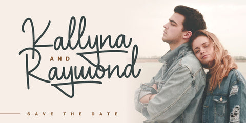 Magnolia Sparkling Font Allouse.Studio 