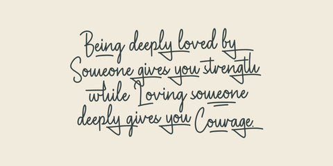 Magnolia Sparkling Font Allouse.Studio 