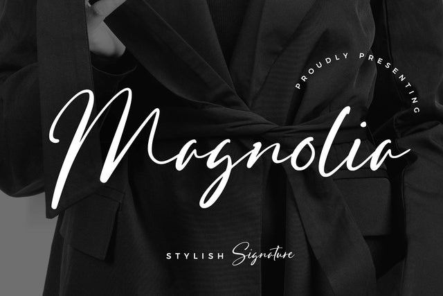 Magnolia Stylish Signature Font Creatype Studio 