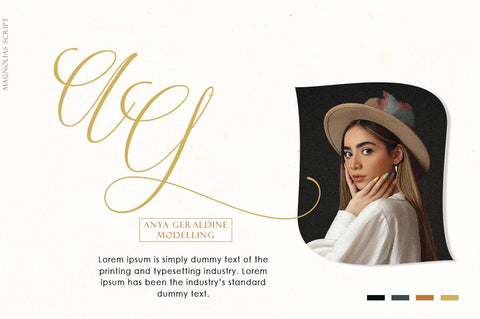 Magnolias Font Suza Studio 