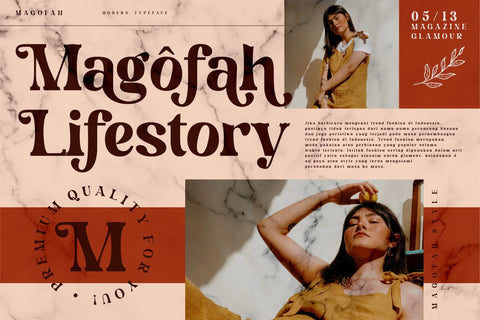 Magofah Typeface Font Storytype Studio 