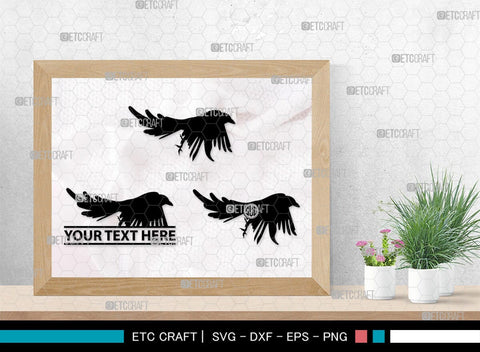 Magpie Bird Monogram, Magpie Bird Silhouette, Magpie Bird SVG, Magpie Svg, Bird Svg, Flying bird Svg, Sitting bird Svg, SB00292 SVG ETC Craft 