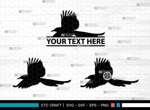 Magpie Bird Monogram, Magpie Bird Silhouette, Magpie Bird SVG, Magpie Svg, Bird Svg, Flying bird Svg, Sitting bird Svg, SB00292 SVG ETC Craft 