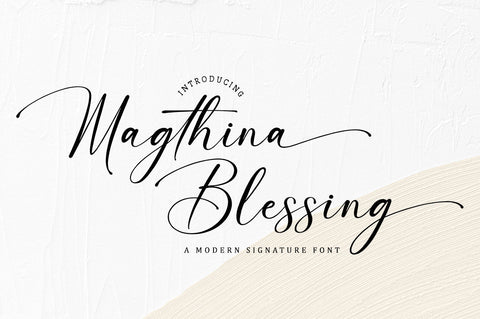 Magthina Blessing Font BungStudio 