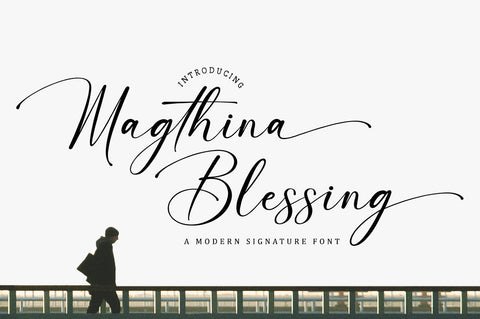 Magthina Blessing Font BungStudio 