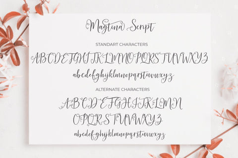 Magtina | Script Duo | Xtras Font Jimtype Studio 