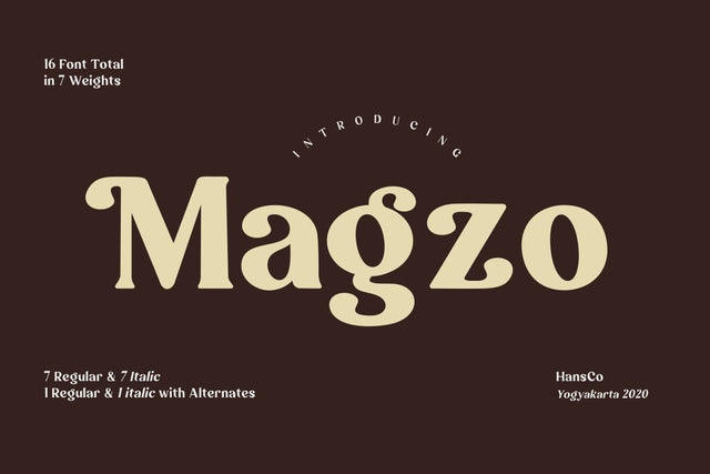 Magzo Font Hans Co 