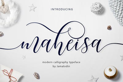 Maheisa Script Font Jamaluddin 