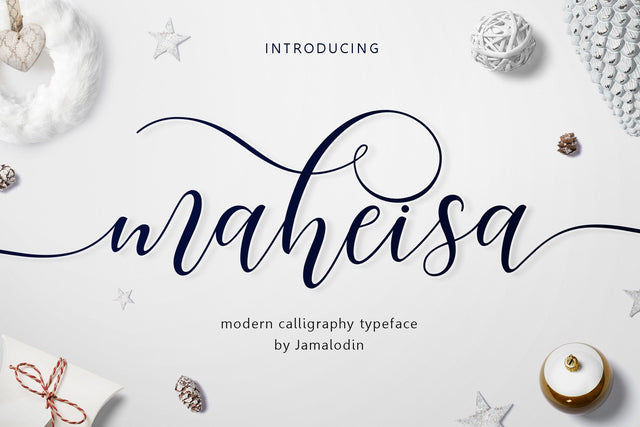 Maheisa Script Font Jamaluddin 