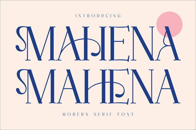 MAHENA Typeface Font Storytype Studio 