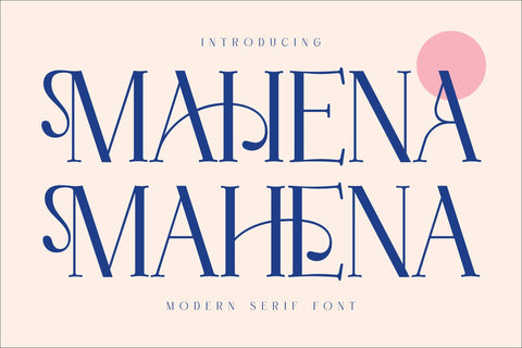 MAHENA Typeface Font Storytype Studio 