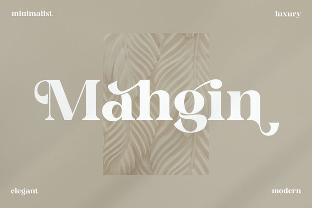 Mahgin Typeface Font Storytype Studio 