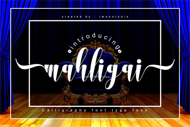 Mahligai Font Imunstudio