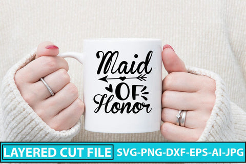 Maid of Honor SVG Cut File SVG Syaman 