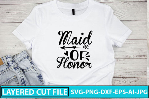 Maid of Honor SVG Cut File SVG Syaman 