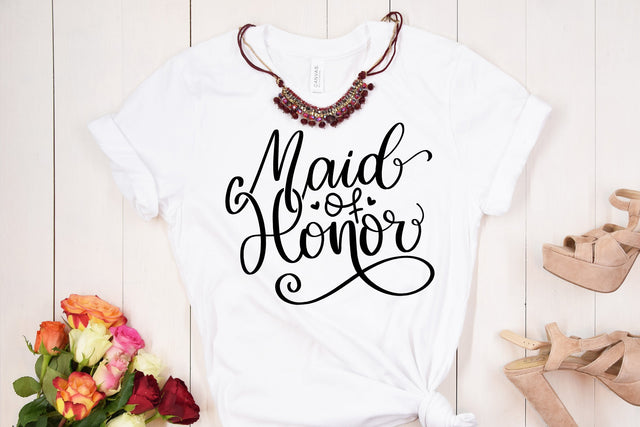 Maid Of Honor SVG SVG dapiyupi store 