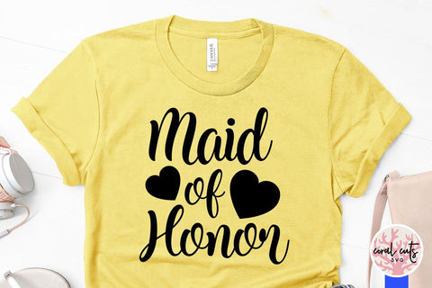 Maid of honor – Wedding SVG EPS DXF PNG SVG CoralCutsSVG 