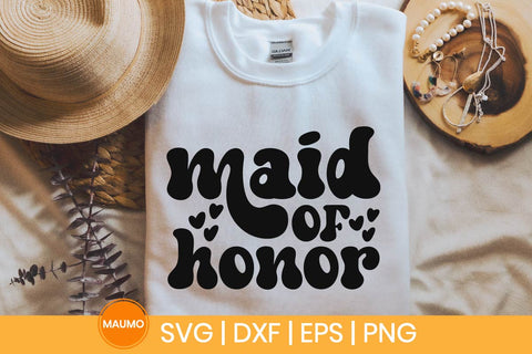 Maid of Honor, Wedding Svg Quote SVG Maumo Designs 