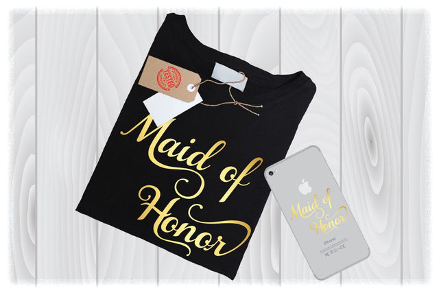 Maid of Honour SVG Files for Cricut Designs | Wedding SVG Files | Bridal Party SVG Files SVG My Sew Cute Boutique 