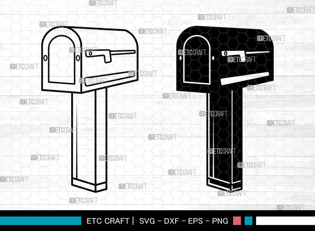Mail Box SVG, Mail Svg, Postbox Svg, Mailbox Icon Svg, Letter Svg, Letter Box svg, Mailbox Svg SVG ETC Craft 