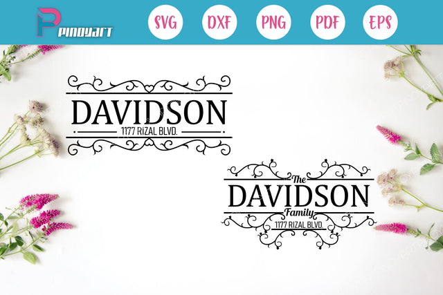 Mailbox Decal Svg Bundle SVG Pinoyart Kreatib 