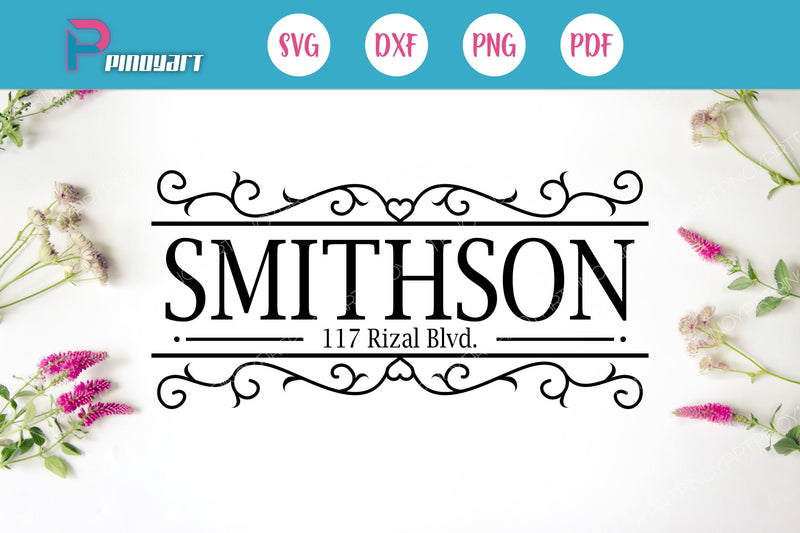 Mailbox Decal Svg SVG Pinoyart Kreatib 