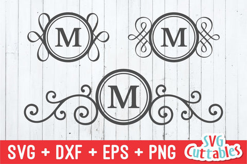 Mailbox Monogram Frames SVG Svg Cuttables 