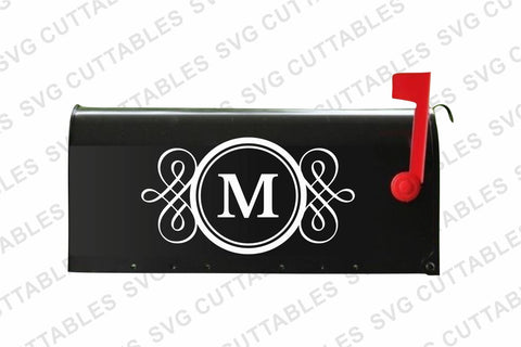 Mailbox Monogram Frames SVG Svg Cuttables 