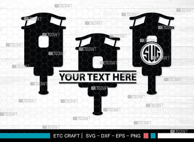 Mailbox Monogram, Mailbox Silhouette, Mail Svg, Mailbox Stencil Svg, Opened Mailbox Svg, Mail Letters Post Svg, SB00078 SVG ETC Craft 