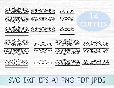 Mailbox monograms SVG MagicArtLab