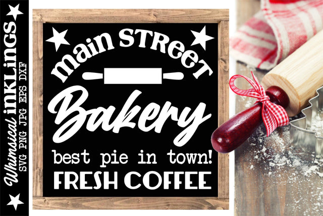 Main Street Bakery SVG SVG Whimsical Inklings 