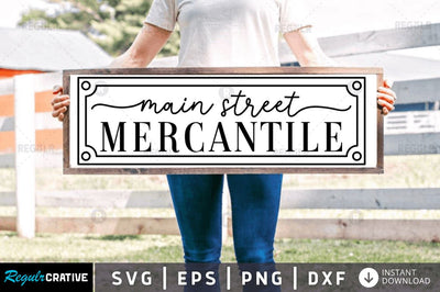Main street mercantile SVG SVG Regulrcrative 
