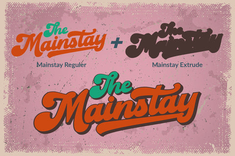 Mainstay Font ahweproject 