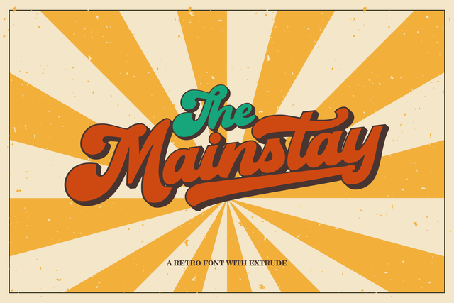 Mainstay Font ahweproject 