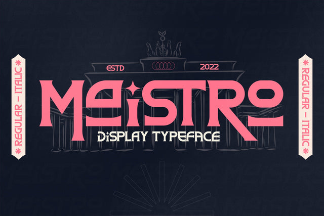 Maistro Typeface Font Storytype Studio 
