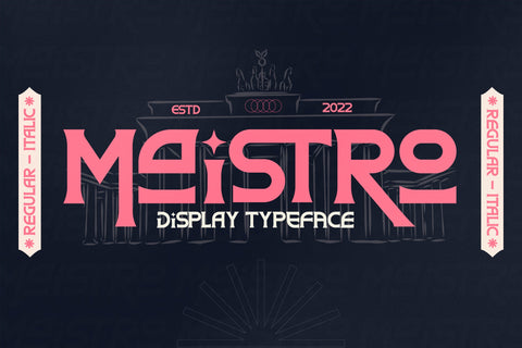 Maistro Typeface Font Storytype Studio 